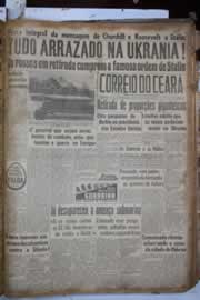 Página do jornal Correio do Ceará de agosto de 1941