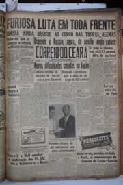 Página do jornal Correio do Ceará de agosto de 1941