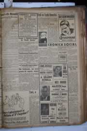 Página do jornal Correio do Ceará de agosto de 1941