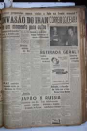 Página do jornal Correio do Ceará de agosto de 1941