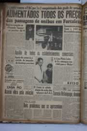 Página do jornal Correio do Ceará de agosto de 1941
