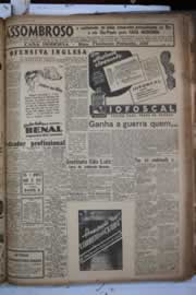 Página do jornal Correio do Ceará de setembro de 1941