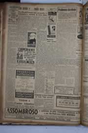 Página do jornal Correio do Ceará de setembro de 1941