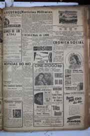 Página do jornal Correio do Ceará de setembro de 1941