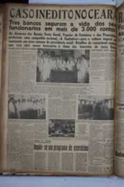 Página do jornal Correio do Ceará de setembro de 1941
