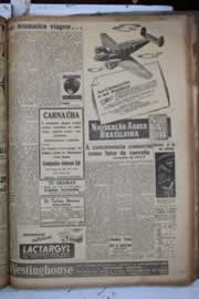 Página do jornal Correio do Ceará de setembro de 1941