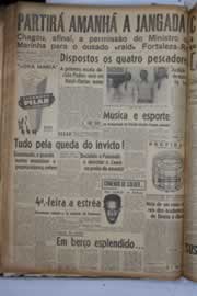 Página do jornal Correio do Ceará de setembro de 1941