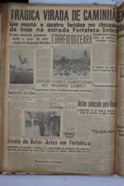 Página do jornal Correio do Ceará de setembro de 1941