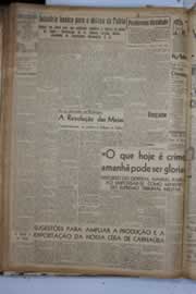 Página do jornal Correio do Ceará de setembro de 1941