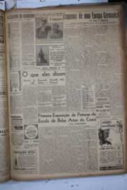 Página do jornal Correio do Ceará de setembro de 1941