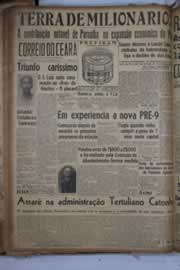 Página do jornal Correio do Ceará de setembro de 1941