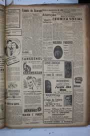 Página do jornal Correio do Ceará de setembro de 1941