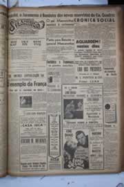 Página do jornal Correio do Ceará de outubro de 1941