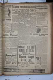 Página do jornal Correio do Ceará de outubro de 1941