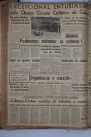 Página do jornal Correio do Ceará de outubro de 1941