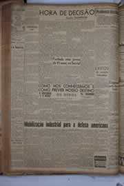 Página do jornal Correio do Ceará de outubro de 1941