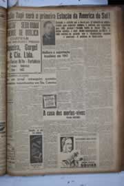 Página do jornal Correio do Ceará de outubro de 1941
