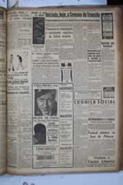 Página do jornal Correio do Ceará de outubro de 1941