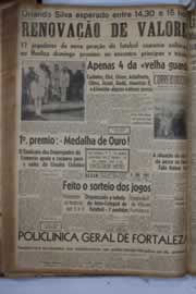 Página do jornal Correio do Ceará de outubro de 1941