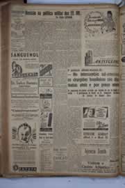 Página do jornal Correio do Ceará de outubro de 1941