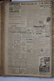 Página do jornal Correio do Ceará de outubro de 1941