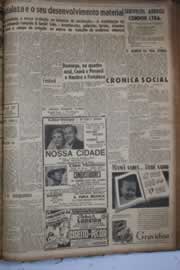 Página do jornal Correio do Ceará de outubro de 1941