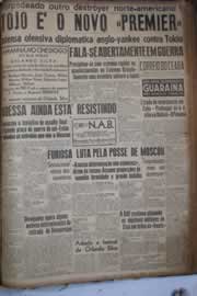 Página do jornal Correio do Ceará de outubro de 1941