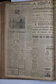Página do jornal Correio do Ceará de outubro de 1941