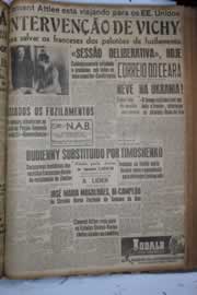 Página do jornal Correio do Ceará de outubro de 1941