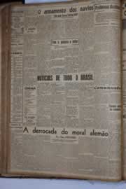 Página do jornal Correio do Ceará de outubro de 1941