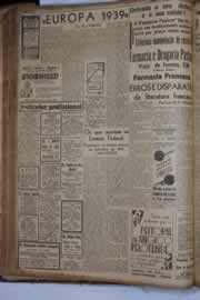 Página do jornal Correio do Ceará de outubro de 1941