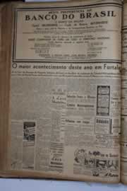 Página do jornal Correio do Ceará de outubro de 1941