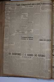 Página do jornal Correio do Ceará de novembro de 1941