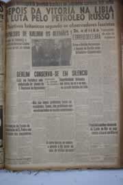 Página do jornal Correio do Ceará de novembro de 1941