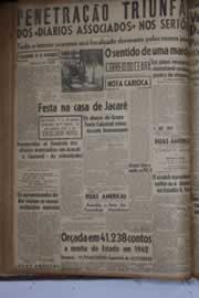 Página do jornal Correio do Ceará de novembro de 1941
