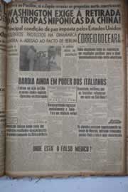 Página do jornal Correio do Ceará de novembro de 1941