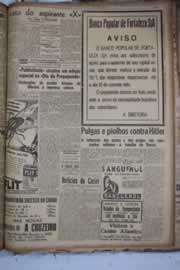 Página do jornal Correio do Ceará de dezembro de 1941