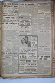 Página do jornal Correio do Ceará de dezembro de 1941