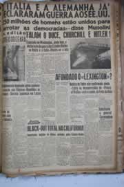 Página do jornal Correio do Ceará de dezembro de 1941