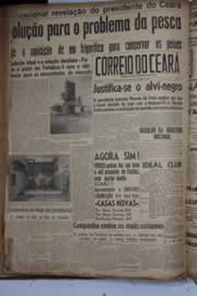 Página do jornal Correio do Ceará de dezembro de 1941