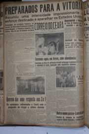 Página do jornal Correio do Ceará de dezembro de 1941