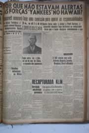 Página do jornal Correio do Ceará de dezembro de 1941