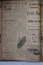 Página do jornal Correio do Ceará de dezembro de 1941