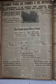 Página do jornal Correio do Ceará de dezembro de 1941