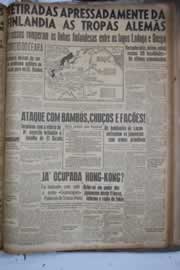 Página do jornal Correio do Ceará de dezembro de 1941