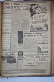 Página do jornal Correio do Ceará de dezembro de 1941