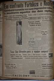 Página do jornal Correio do Ceará de dezembro de 1941