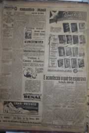 Página do jornal Correio do Ceará de janeiro de 1942