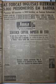 Página do jornal Correio do Ceará de janeiro de 1942