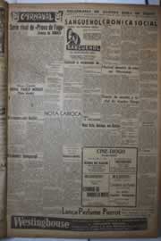 Página do jornal Correio do Ceará de janeiro de 1942